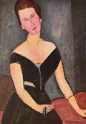 Amedeo Modigliani Portrat der Frau van Muyden painting